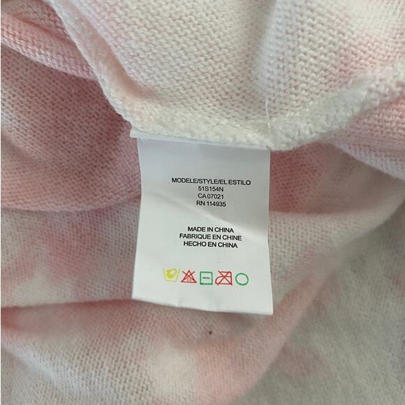 CLOTH By Design Womens As You Wish Tunic Sweater Shirt Tie Dye Pink L Large - Picture 7 of 9